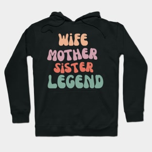 Funny vintage wife mother sister legend- mothers day Hoodie